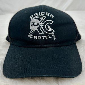 Raider Cartel Meshback Snapback Adjustable Cap Adult Unisex Black Port Authority